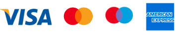 Accepted payment cards